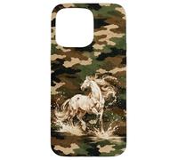 Chasse à la sauvagine Camouflage Camouflage Cheval Canard Chasseurs Coque pour iPhone 15 Pro Max