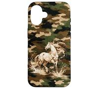 Chasse à la sauvagine Camouflage Camouflage Cheval Canard Chasseurs Coque pour iPhone 16