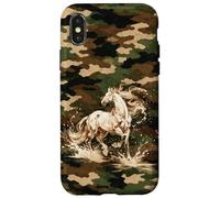 Chasse à la sauvagine Camouflage Camouflage Cheval Canard Chasseurs Coque pour iPhone X/XS