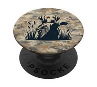 Chasse à la sauvagine Vintage Camouflage Chasseurs de Canard PopSockets PopGrip Adhésif