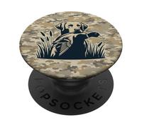 Chasse à la sauvagine Vintage Camouflage Chasseurs de Canard PopSockets PopGrip Adhésif