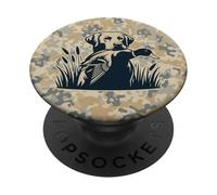 Chasse à la sauvagine Vintage Camouflage Chasseurs de Canard PopSockets PopGrip Adhésif
