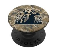 Chasse à la sauvagine Vintage Camouflage Chasseurs de Canard PopSockets PopGrip Adhésif