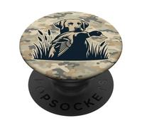 Chasse à la sauvagine Vintage Camouflage Chasseurs de Canard PopSockets PopGrip Adhésif