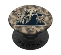 Chasse à la sauvagine Vintage Camouflage Chasseurs de Canard PopSockets PopGrip Adhésif