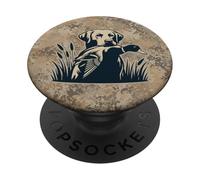 Chasse à la sauvagine Vintage Camouflage Chasseurs de Canard PopSockets PopGrip Adhésif
