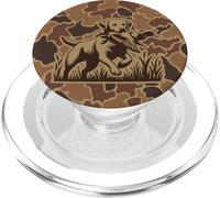 Chasse à la sauvagine Vintage Camouflage Chasseurs de Canard PopSockets PopGrip pour MagSafe