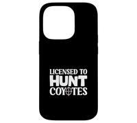 Chasse au Coyote sous Licence Coque pour iPhone 14 Pro