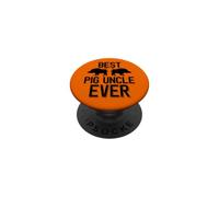 Chasse au Sanglier Best Pig Oncle Ever PopSockets PopGrip Adhésif