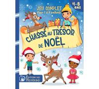Chasse au trésor de Noël: kit complet | Pour enfants de 4 à 8 ans