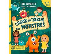 Chasse au trésor des Monstres: Jeu complet | Pour enfants de 4 à 7 ans | Idéal pour une fête d'anniversaire