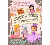 Chasse au trésor des Princesses: kit complet | Pour enfants de 4 à 7 ans | Idéal pour une fête d'anniversaire