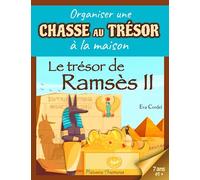 Chasse au trésor Égypte: Le trésor de Ramsès II - Kit complet | Idéal pour un goûter d'anniversaire | Enfants à partir de 7 ans