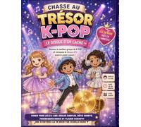 Chasse au trésor K-pop - Le Disque d’Or caché: Jeu anniversaire n main - activité immersive pour enfants 5-6 ans