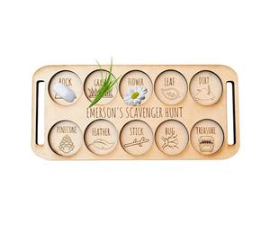 Chasse Au Trésor Nature,Planche D'Explorateur En Bois,Jouets d'Exploration Extérieure pour - Pour Les Sorties Au Parc En Forêt Et Pendant Randonnées Camping Jardin Sur La Pelouse Ou Bien Sur Le Bal