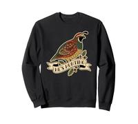 Chasse aux cailles - Gibier des Hautes Terres - Chasseur d'oiseaux en Plein air Sweatshirt
