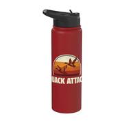Chasse Aux Oiseaux D'eau Canard Colvert Rétro Coucher De Stainless Steel Insulated Water Bottle