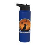 Chasse Aux Oiseaux D'eau Canard Colvert Rétro Coucher De Stainless Steel Insulated Water Bottle