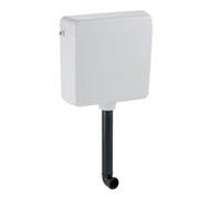 Chasse basse 9/6 litres à déclenchement pneumatique derrière cloison