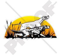 Chasse Chiens Harriers Hunter 20,3 cm pour chien (200 mm) en vinyle Bumper Sticker, en