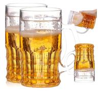 Chasse De Bière Birra Avec Bell - Faux Glass Funny New News | Cup Joke Washable Washwasher Festivals Barbecue | Cadeau Humoristique Ami Familial Hommes Femmes De Bureau Femme De Bureau