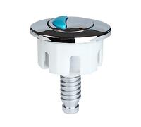 Chasse d'eau ovale à bouton-poussoir galvanisé pour réservoir d'eau Push Barre d'économie d'eau Accessoires de salle de bain Kit de réparation WC Pièces WC Robinet Mécanisme WC