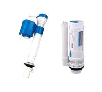 Chasse d'eau wc complète Toilet Drain Intake Valve Tank Fittings Inlet Flush Water Saving Piece Cistern Mechanism WC Kits(Split 24cm B1)