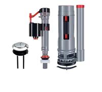 Chasse d'eau wc complète Universal 28cm Toilet Water Inlet Valve Old Tanks Bathroom Pumping Valves 4-point Thread Interface(24cm Set)