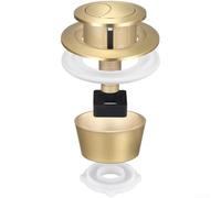 Chasse Double 47mm Kit Remplacement ABS Chasse Double 47mm(Gold+Ring) | Diamètre 47mm, compatible trous 3.7-4.4cm, plastique ABS robuste, finition chromée résistante