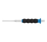 Chasse-goupille a ressort avec protege-main de 6 mm