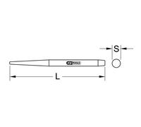Chasse-goupille traversant, 15x150 mm KSTOOLS - 1292163