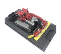 Chasse-Neige 1:87 pour 600 Engin Chantier Moulé sous Pression Dépanneuse Simulation De Voiture en Alliage Rouge