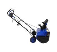 Chasse-Neige Électrique Manuel 2400 W avec Double Éclairage LED, Batterie Au Lithium, Idéal for Déneiger Les Allées