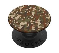 Chasse Numérique Camouflage Motif Square Pixels Camo PopSockets PopGrip Adhésif