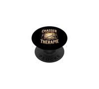 Chasser Cest Ma Thérapie Fusil Forêt Sauvage PopSockets PopGrip Adhésif