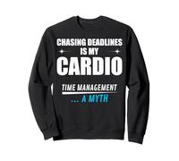 Chasser Les délais est Mon Cardio. Conception de Gestion du Sweatshirt