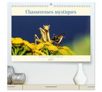 Chasseresses mystiques (Calendrier mural haut de gamme 2027 DIN A2 vertical), CALVENDO calendrier mensuel: Chasseresses mystiques - Le monde des mantes religieuses