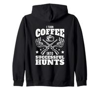 Chasses réussies Chasse Café Humour Hunter Sweat à Capuche