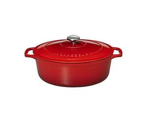 Chasseur 4725 ovale-25 cm Cocotte ovale, 3.2 liters, Rubis (intérieur Noir)