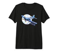 Chasseur américain Vought F4U Corsair WW2 T-Shirt Haut de Gamme