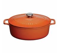 CHASSEUR Cocotte en fonte ovale 29 cm Chestnut - Sublime