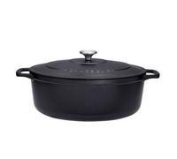 Chasseur Cocotte Ovale En Fonte émaillée 27cm Noire Sublime PUC472701