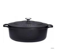 Cocotte ovale 31 cm chasseur noir interieur noir - Chasseur - Noir - Fonte émaillée noir G