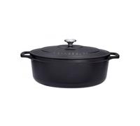 Chasseur 4733 Cocotte ovale-33 cm fonte émaillée, 7.1 liters, Mat (intérieur Noir)