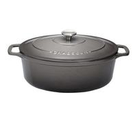 Chasseur - cocotte ovale en fonte émaillée 35cm caviar sublime - puc473589