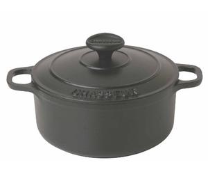 Chasseur Cocotte ronde en fonte 18 cm 6 litres Noir mat