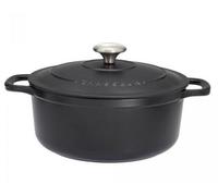Cocotte ronde 20 cm chasseur noir interieur noir - Chasseur - Noir - Fonte émaillée noir G