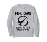 Chasseur d'arts Martiaux Chinois Wing Chun Kung Fu Manche Longue