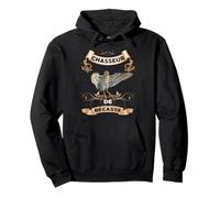 Chasseur de Bécasse Cadeau Homme Passion Petit Gibier Sweat à Capuche