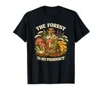 Chasseur de Champignons Chasseur The Forest is My Pharmacy T-Shirt